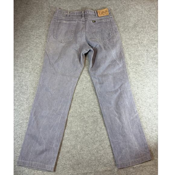Vintage 70s Lee Denim Slim Fit Jeans Mens 31x29 Gray Cotton Retro Grunge USA - Picture 9 of 11